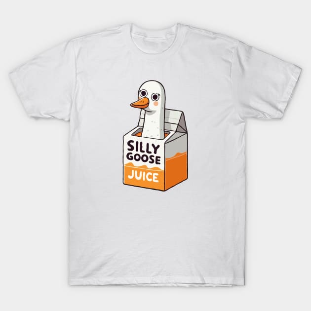 Silly Goose Orange Juice T-Shirt by katzura